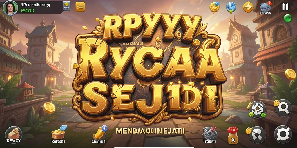 Screenshot menunjukkan gameplay seru dari RPYYY dengan elemen Tycoon.