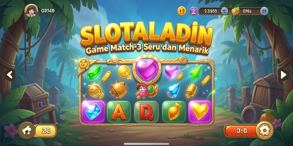 Gameplay SLOTALADIN yang seru dan penuh warna.