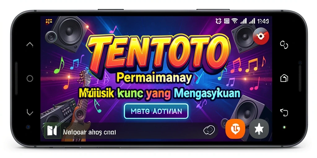 Screenshot TENTOTO menunjukkan pemain yang asyik mengikuti irama musik.
